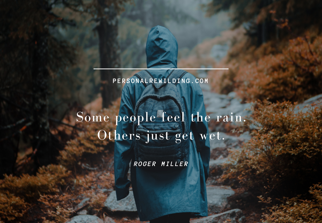 Walking in the Rain Quote